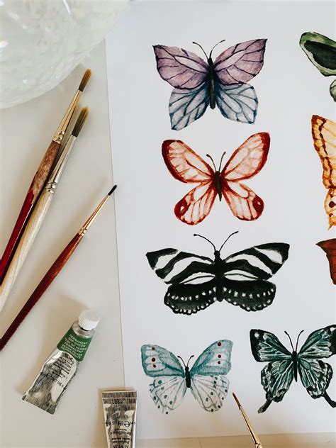 Butterfly Watercolor Art Print