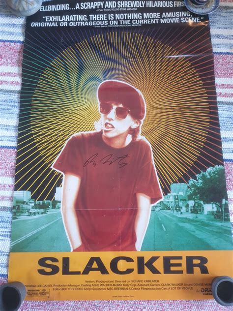 SLACKER 1990, Richard Linklater Autographed Movie Poster - Liberland