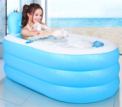 This Inflatable Bath Tub Is Perfect For Camping, Or When You Don't Have ...
