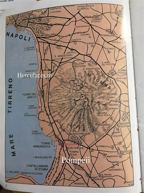 Pompeii Ruins Map
