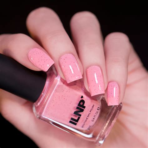 ILNP Strawberry Shake - Pastel Pink Speckled Nail Polish