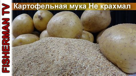 Картофельная мука Не крахмал Видео 4К - YouTube