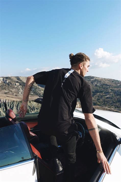 Jay Alvarrez in “Born To Be” Longline T-Shirts with side splits by