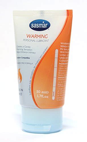 Warming Personal Lubricant - Gentle Warming Effect, 1.7 Ounce by Sasmar ...