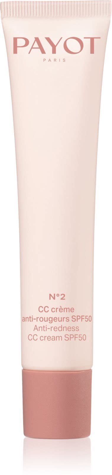 Payot No.2 CC Crème Anti-Rougeurs SPF 50 CC-крем против покраснений SPF ...