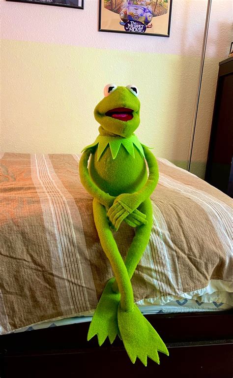 Kermit the Frog Replica Puppet 1:1 Scale Hand Built - Etsy