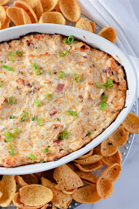Crack Chicken Dip - Kitchen Fun With My 3 Sons