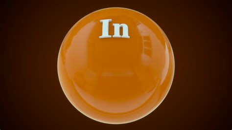 Indium Chemical Element 3D Model - TurboSquid 2136262