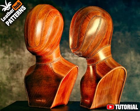 Манекен головы от LeatherHub - Выкройки изделий из кожи