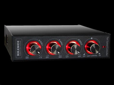 Реобас XILENCE Red Light - 3 канала, в отсек 3.5, красная подсветка ...