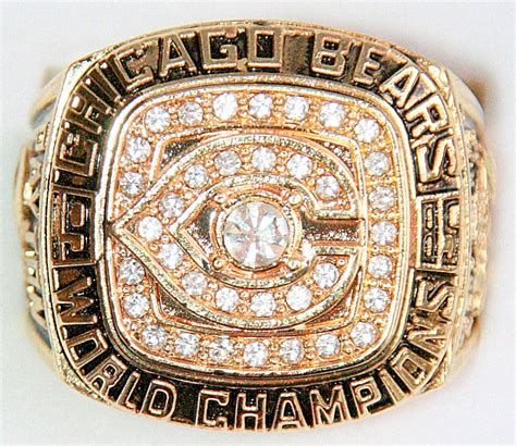 Chicago Bears 1985 Replica Super Bowl XX Championship Ring Size 12 ...