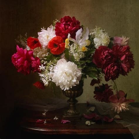 Фотография фотографа Марина Филатова - С пионами | Fiori dipinti, Fiori ...