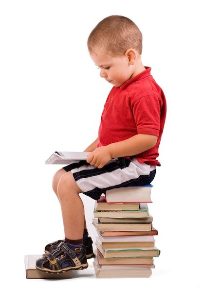 Premium Photo | Boy and book