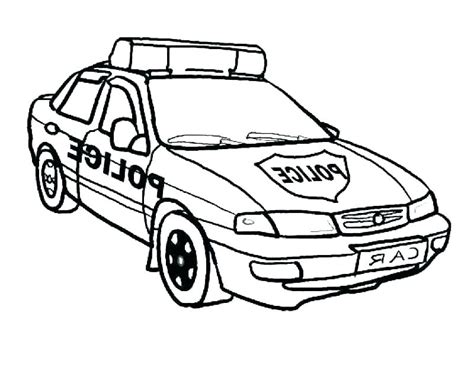 Police Car Line Drawing | Free download on ClipArtMag