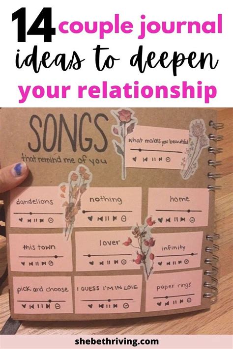 Reading Journal Examples For Couples