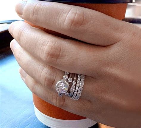 Sterling Silver Stackable Rings Stackable Ring Sets Melina - Etsy