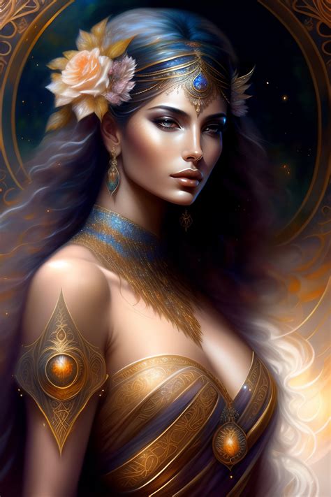 Lexica - Beautiful celestial goddess, unusual beauty, esoteric, muted ...