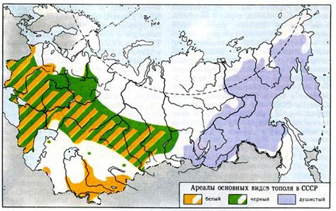 taras: ареал видов