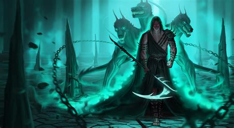 hades and cerberus by chazillah on DeviantArt