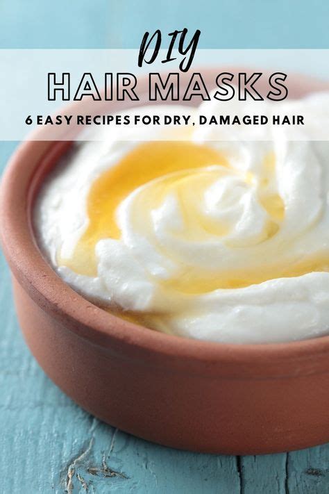 6 easy diy hair masks for dry damaged hair – Artofit