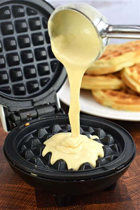 easy homemade waffles recipe shugary sweets
