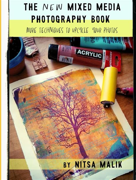 mixed media photography book  techniques  upcycle