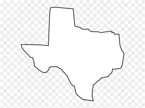 Texas Outline Clip Art At Clker - Map Of Texas Counties - Free ...