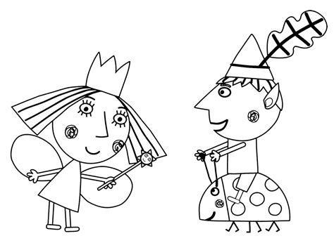 Ben E Holly Desenho - Desenhos de Ben e Holly para colorir - Wonder-day.com