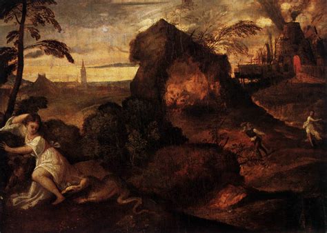 Orpheus and Eurydice - Titian - WikiArt.org - encyclopedia of visual arts