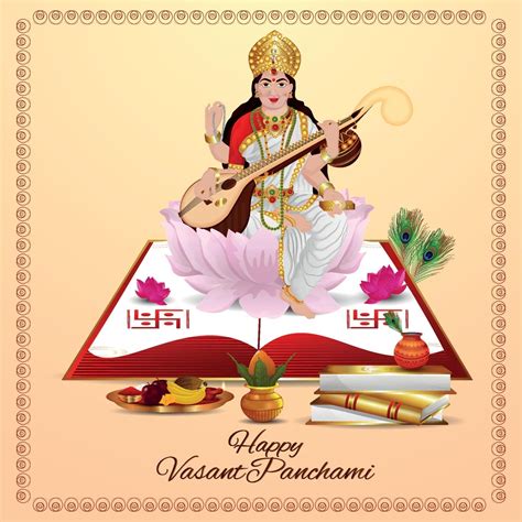 happy vasant panchami  vector art  vecteezy