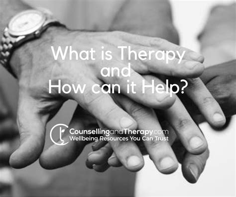 What is Therapy and how can it help me? - Counselling and Therapy
