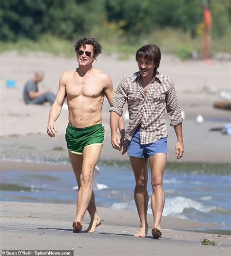 Matt Bomer and Jonathan Bailey share a kiss while filming | Matt bomer ...