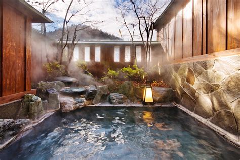 enjoy private onsen   ryokan  tokyo  ways