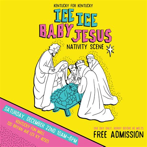 Ice Ice Baby Jesus Nativity Scene – KY for KY Store
