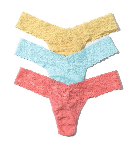 Hanky Panky 3-PACK Signature Lace Low Rise Thong (49113PK),Cannes You ...