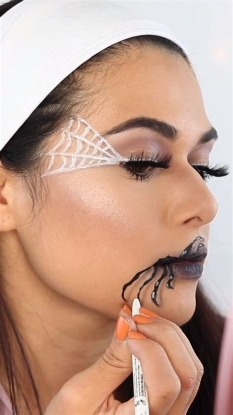 Easy Spider Web Makeup