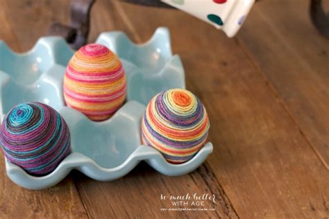 Twine Wrapped Easter Eggs + Video - Jamie Lundstrom