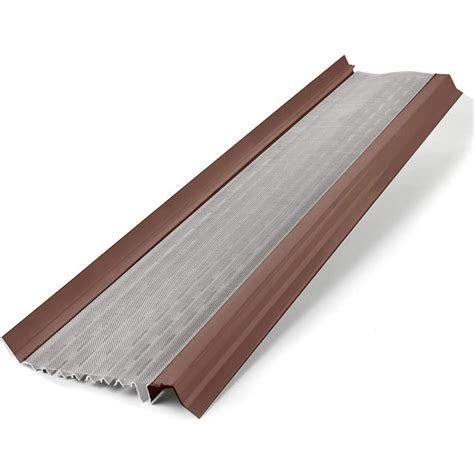 Waterlock Micromesh 5 inch Gutter Guards Leaf Protection, 35 Feet Royal ... 