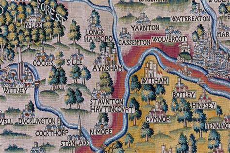 Fascinating Tapestry Map of Oxfordshire Goes on Display at Bodleian ...