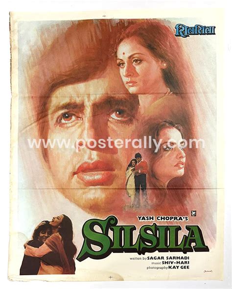 Silsila 1981 Bollywood Movie Poster | Buy Original Bollywood Movie ...