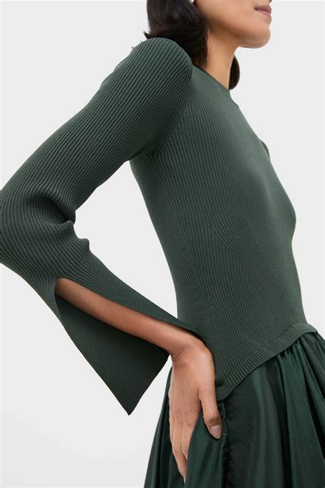 Cypress Kenlie Long Sleeve Mock Neck Midi Dress | SIMKHAI