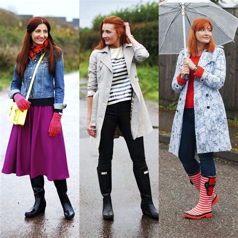 7 Colourful and Classic Rainy Day Outfits From the Archives - Not