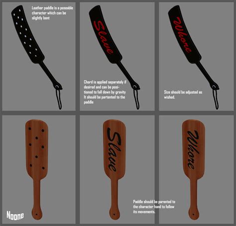 FREEBIES - BDSM TOOLS - Promo Image by Noone102000 on DeviantArt