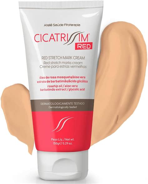Pomada Para Estrias Vermelhas - Cicatrissim Red Creme Para Estrias Vermelhas - Específico Para Estrias ...