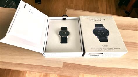 Brand New Nokia Steel Activity & Sleep Watch Unboxing & review ...