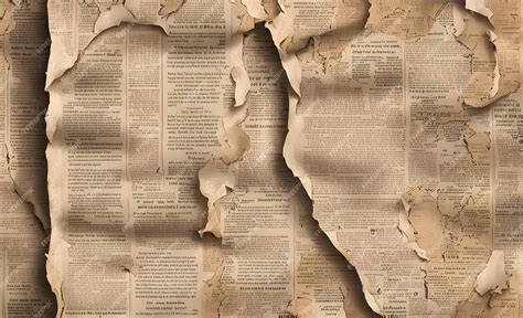 Premium Photo | Worn torn dull dusty newspaper texture paper texture background