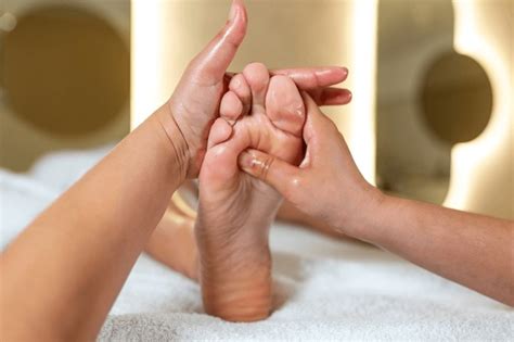 chinese foot reflexology royalty  images stock