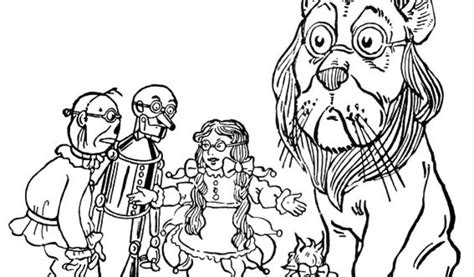 livre de coloriage du magicien d'Oz - Observer