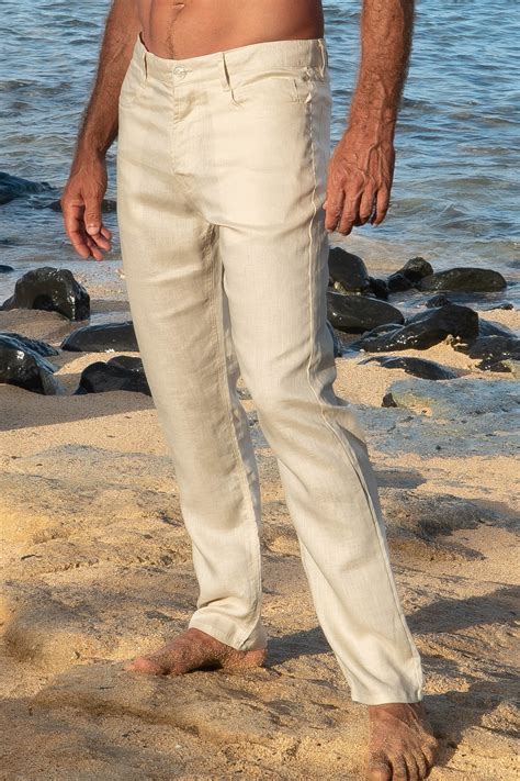 Men's Linen & Cotton Pants - Island Importer