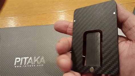 PITAKA Carbon Magnetic Card Holder - YouTube